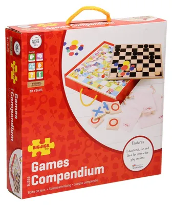 Image de Bigjigs Jeux de société en bois, 4in1