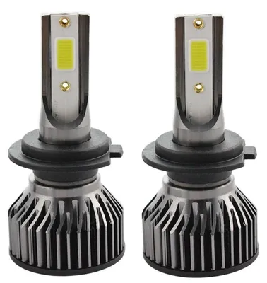Obrázok produktu pre Sada 2 LED svetlá Techstar® V6, H7, 40W, 4000 Lumenov, 6500K, AUTO, 12-24 Voltov, COB, Canbus, Hliníkový chladič