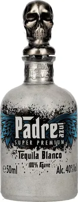 Image de Padre Azul Super Premium Tequila Blanco 100% Agave 40% Vol. 0,05l