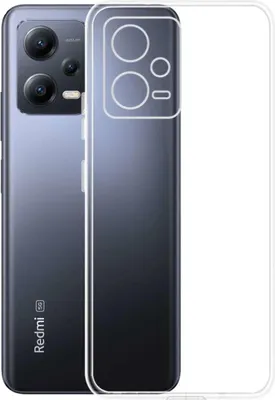 A transparent phone case is shown over a smartphone.