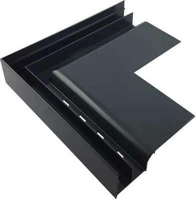 Produktbild von Renoplast Aluminium Traufprofil W10 Belüftungsboden, Innenecke 90°, Graphit