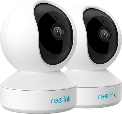 Produktbild von Reolink 4MP PT Indoor Überwachungskamera Innen, 355° Schwenk- / 50° Neigung, Automatische Verfolgung, 2,4Ghz und 5Ghz WLAN IP Kamera, 2-Wege-Audio, Home und Baby Monitor mit Bewegungserkennung, Personen und Haustiere erkennen, E1 Pro(2Pack)