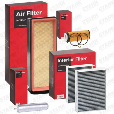 Produktbild von STARK Filterset Inspektionspaket Filtersatz für BMW 5 Touring (F11) 5 Limousine (F10) 7 (F01, F02, F03, F04) 5 GT (F07)