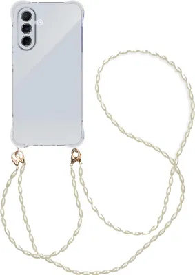 Zdjęcie produktu dla imoshion Backcover ze sznurkiem + bransoletka - Pearls dla Samsung Galaxy A56 - Przezroczysty