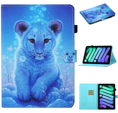 Produktbild von Für Apple iPad Mini 2024 8.3 Zoll / Mini 6 2021 Kunstleder Motiv 20 Tasche Hülle