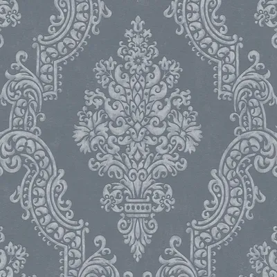 Produktbild von Profhome 397657-GU Barock Vliestapete Ornament schimmernd anthrazit grau 5,33 m2
