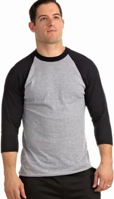 Immagine prodotto di Gilet da baseball classico - Grigio - Maniche a 3/4
