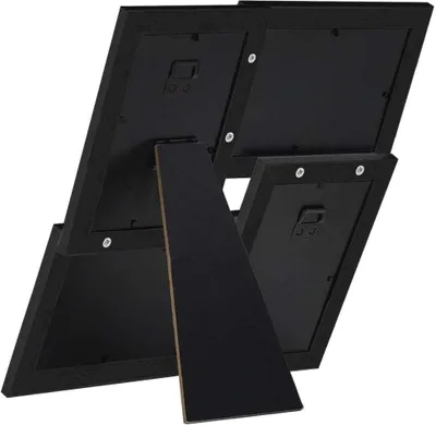 Immagine prodotto di vidaXL Cornice per foto 4x (13x18 cm) Nero MDF