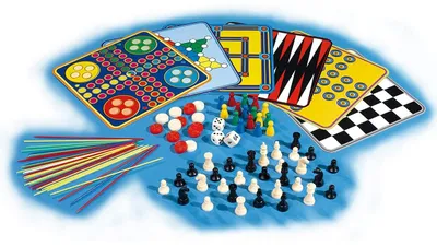Produktbild von Simba Games & More 6015368 - Spiele in Metallbox Spielsammlung Gesellschaftsspiele