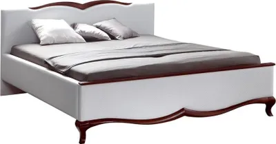 Image de Lit double Lit en bois Lit rembourré Lit confort Deux lits