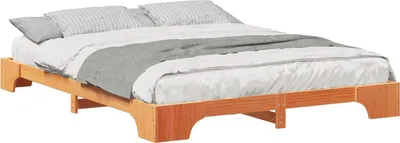 Obrázek produktu pro Rám postele Hnědá 160 x 210 cm Masivní borové dřevo