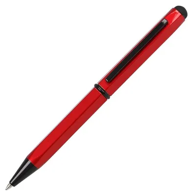 Immagine prodotto di ONLINE® 21034/3D ONLINE® Kugelschreiber Hexagon Stylus rot, Schreibfarbe: blau, 1 St.