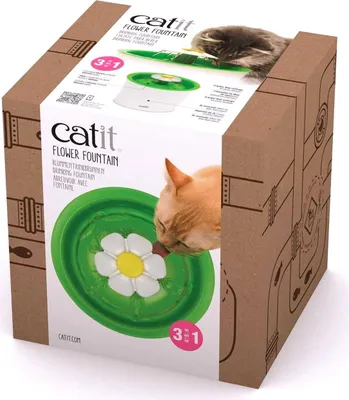 Zdjęcie produktu dla Fontanna dla kota z poidłem Catit Senses 2.0 Flower Fountain