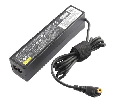 Produktbild von Original Fujitsu 65 Watt Netzteil mit runden dünnen Stecker (5,5 mm)
