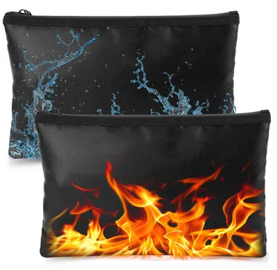 Produktbild von Feuerfeste und wasserdichte Akkutasche, Dokumententasche, Etui, Aufbewahrungstasche, LiPo-Sicherheitsschutz, explosionsgeschützter Akku (2 Stück)