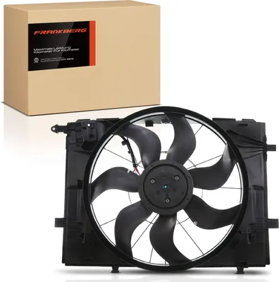 Obrázok produktu pre Frankberg 1x ventilátor chladenia motora s rámom ventilátora chladiča Mercedes-Benz Trieda C W205 Trieda E W213 GLC X253
