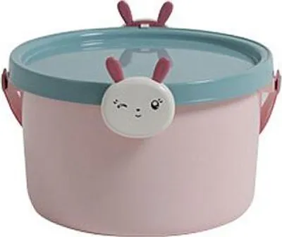 Produktbild von 360Home Aufbewahrungsbehälter für Kinderspielzeuge Rosa 25cm*24cm*16.5cm