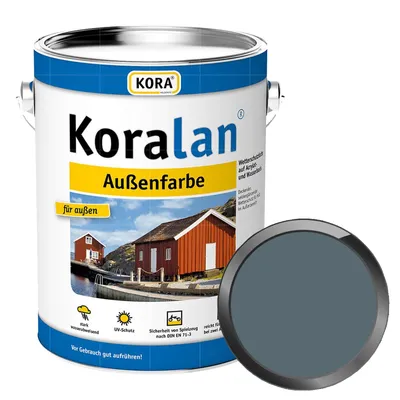 Produktbild von KORA Koralan Aussenfarbe 2.5 Liter Dunkelgrau