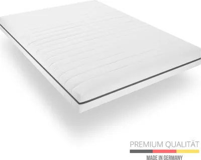 Produktbild von Kaltschaummatratze 140x220 cm - 7 Zonen Matratze für ergonomisches Liegen - Matratzen Härtegrad H3 - Matratze hygienisch, atmungsaktiv, allergikergeeignet, Höhe 15cm, Matratze 140x220 Top Liegekomfort, Schaumstoffmatratze, Matratze hart, fest, Kaltschaummatratze 140x220 cm - 7 Zonen Matratze für ergonomisches Liegen - Matratzen Härtegrad H3 - Matratze hygienisch, atmungsaktiv, allergikergeeignet, Höhe 15cm, Matraze 140x220, Matrazte 140x220, Matratze 140x220 Top Liegekomfort, Schaumstoffmatratze, Matratze h