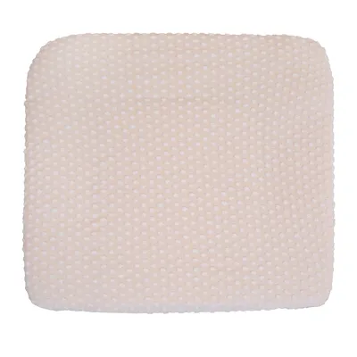 Produktbild von roba Spannbezug für Wickelauflagen 85 x 75 cm Frosty Almond - Abnehmbarer Bezug aus Baumwolle für Wickelunterlagen - GOTS & 100 - Beige