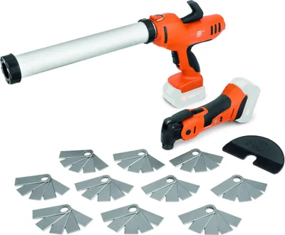Produktbild von Fein Akku-Kartuschenpresse und Akku-  AKP 18-600 AS Fugensanierer-Set Solo - 71902260000