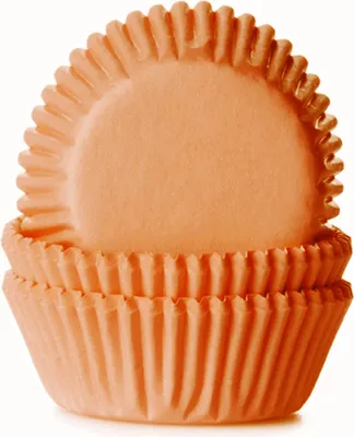 Produktbild von 60 Mini Muffinförmchen, orange