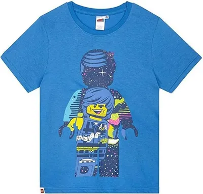 Image de Lego Movie 2 - T-shirt pour garçon NS5405 (128) (Bleu)