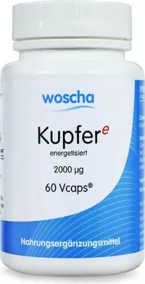 Produktbild von Woscha Kupfer energetisiert- 60 Vcaps Plus