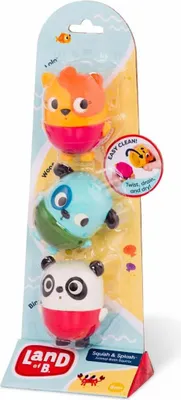 Produktbild von Squish & Splash - ein Satz von drei abnehmbaren Feuerlöschern - Land of B. -  B.Toys
