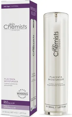 Produktbild von SKINCHEMISTS Feuchtigkeitscreme für das Gesicht mit Plazenta WRINKLE KILLER, 50 ml