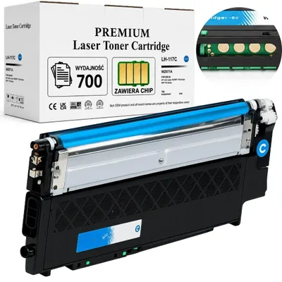 Produktbild von Ersatztoner für HP 117A W2071A Cyan mit Chip 150NW 178NW 179FNW