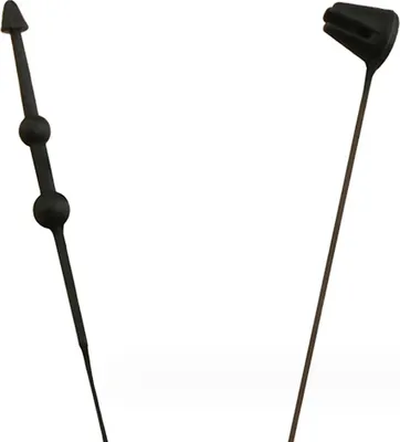 Produktbild von 180mm Sicherheitsfäden für Etiketten | 2000 Loop Pins Set in Schwarz | Nutzung ohne Etikettierpistole / Heftpistole | Fäden für Kleidung und andere Produktetiketten | Loop Lock Preisschild Faden