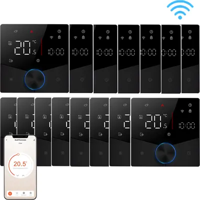 Produktbild von 15X WiFi Tuya Smart Thermostat 3A Raumthermostat Wasserheizungsgeräte Fußbodenheizung, APP-Steuerung, Sprachsteuerung Tmall Genie Amazon Home