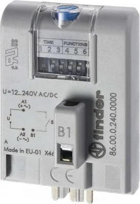 Produktbild von Finder Industrie-Zeitmodul Serie 86.00 86.00.0.240 12 - 240 V DC/AC 86.00.0