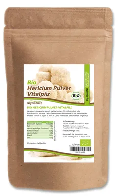 Produktbild von Mynatura  Hericium Pulver - ab 200g - 2 Beutel