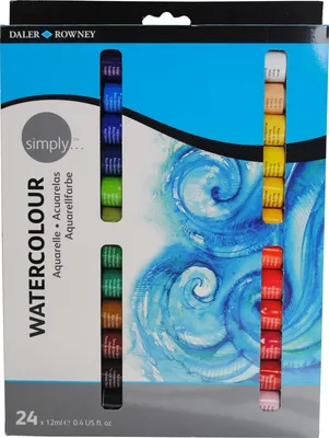 Immagine prodotto di Set acquerelli Daler-Rowney Simply 24 × 12 ml