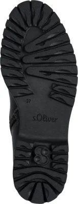 Produktbild von s.Oliver Damen Stiefelette schaftumspielende Schnürung Profilsohle 5-25213-41, Größe:39 EU, Farbe:Mehrfarbig