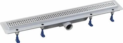 Produktbild von Polysan INDY Bodenrinne mit Rost aus Edelstahl, L-810, DN50