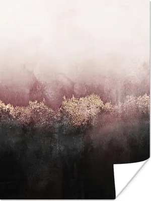 Produktbild von MuchoWow® Poster Glitter - Gold - Abstrakt 120x160 cm - Wandbilder