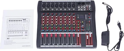 Zdjęcie produktu dla Mikser audio, łączność Bluetooth, obsługa 7 kanałów, 8 kanałów EU