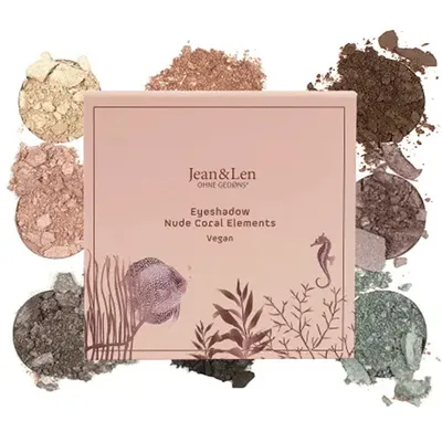 Produktbild von Jean&Len Lidschatten Palette Nude Coral Elements, 9 g