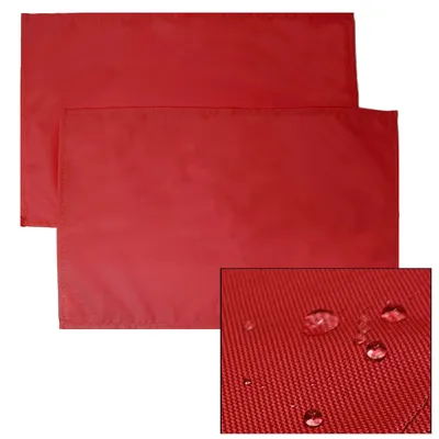 Produktbild von JEMIDI Outdoor Platzdecken Tischset Platzdeckchen Tischunterlage Tischuntersetzer wasserabweisend Platzset 2er Pack Rot