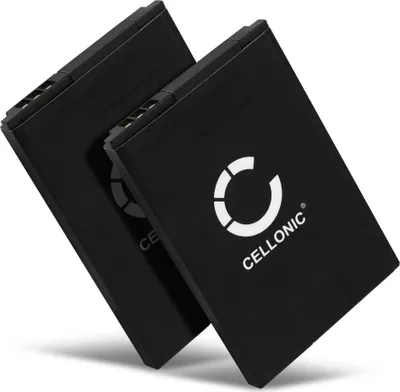 Zdjęcie produktu dla CELLONIC 2x akumulator do telefonów stacjonarnych, kompatybilny z modelami Siemens Gigaset SL400, Gigaset SL450HX, Gigaset SL78H, 4250366817255 – (850 mAh, 3,7 V)