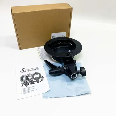 Produktbild von Bowens Godox S-Type Halterung für Softbox, Snoot, Beauty Dish etc. mit Bowens Halterung … (S-Type Bracket)