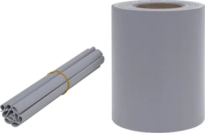Immagine prodotto di Recinzione Frangivento da Giardino PVC 35x0,19m Grigio Chiaro