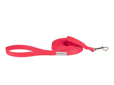 Produktbild von Hunde Schleppleine/Trainingsleine 10m SAMBA, Rot S, Rot S Amiplay