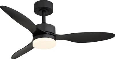 Obrázok produktu pre Stropný ventilátor Globo Lighting kovový čierny matný, LED