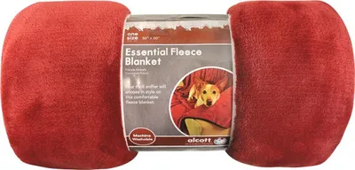 Produktbild von Alcott Fleece Hundedecke Farbe rot 127x127cm