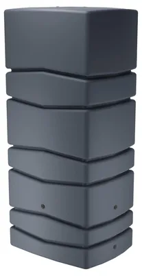 Produktbild von Regentonne eckig NEPTUN 650 Liter anthrazit inkl. Hahn