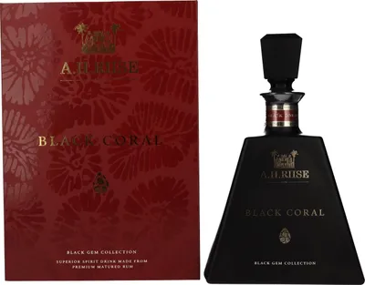 Produktbild von A.H. Riise Black BLACK CORAL Gem Collection Spirit Drink 45,8% Vol. 0,7l in Geschenkbox